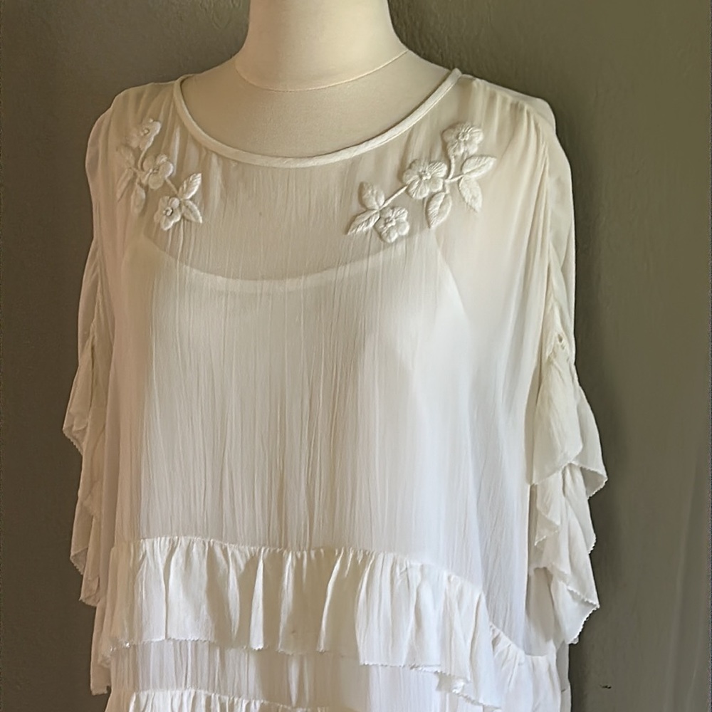 Cleobella pretty floral detail mini dress